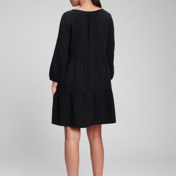 Gap Tiered Mini Dress Medium - Picture 4 of 7